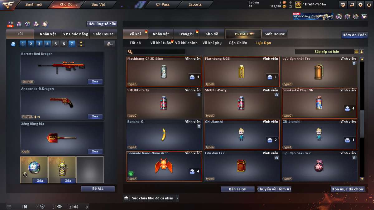 shop acc cf uy tin gia re